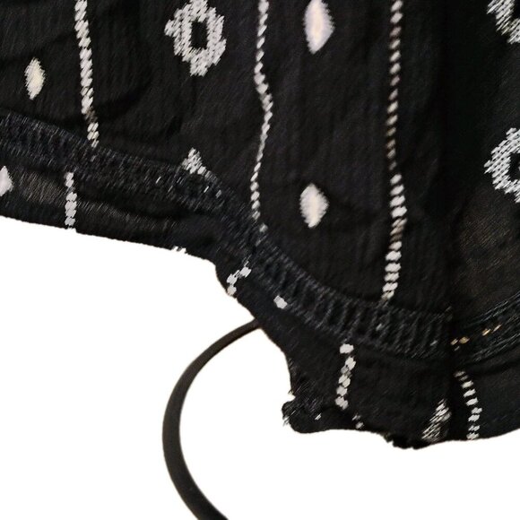 Be Cool Women's M Romper Drawstring Waist With Pockets Crochet Off shoulder - Picture 4 of 6